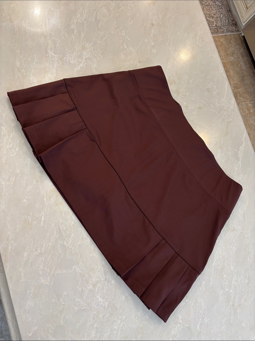 Sigrid Olsen Golf & Tennis Pleated Skirt - Brown large